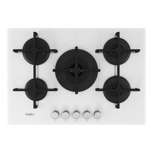 Whirlpool GOA 7523/WH Bianco Da incasso 75 cm Gas 5 Fornello(i)