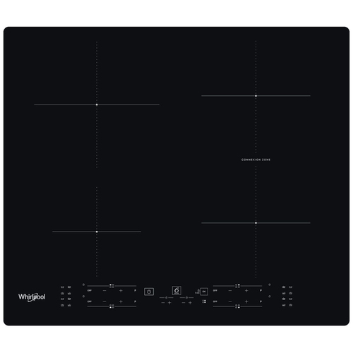 Whirlpool WB B8360 NE piano cottura Nero Da incasso 59 cm Piano cottura a induzione 4 Fornello(i)