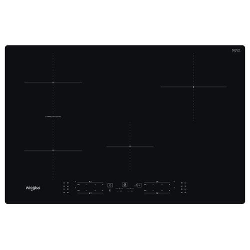Whirlpool WB B4877 NE piano cottura Nero Da incasso 77 cm Piano cottura a induzione 4 Fornello(i)