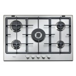 WHIRLPOOL - Whirlpool GMA 7522/IX, Acciaio inossidabile, Da incasso, Gas, Acciaio inossidabile, 5 Fornello(i), 5 Fornello(i)