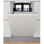WHIRLPOOL - Whirlpool WSIC 3M27, A scomparsa totale, Compatta (45 cm), Argento, Pulsanti, 1,3 m, 1,55 m