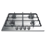 Whirlpool TKRL 650 IX Acciaio inossidabile Da incasso 58 cm Gas 4 Fornello(i)