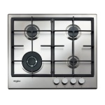 WHIRLPOOL - Piano cottura gas Whirlpool GMAL 6422/IXL Inox griglie in Ghisa