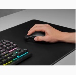 Corsair - Corsair SABRE RGB PRO WIRELESS CHAMPION, Mano destra, Ottico, RF Wireless+Bluetooth+USB Type-A, 26000 DPI, Nero