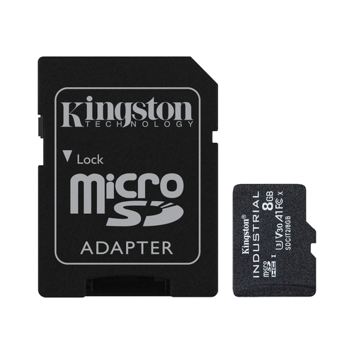 Kingston Technology Industrial memoria flash 8 GB MicroSDHC UHS-I Classe 10