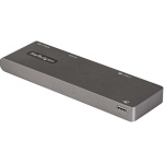 Startech.Com - StarTech.com Adattatore Multiporta USB C a HDMI 4K per MacBook Pro/Air - USB Type-C, 100W Power Delivery Pass-through, slot SD/MicroSD, hub USB 3.0 a 2 porte - Mini Dock USB-C portatile, Docking, USB 3.2 Gen 1 (3.1 Gen 1) Type-C, 100 W, Nero, Grigio, MMC, MicroSD (TransFlash), SD, 5 Gbit/s