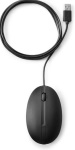 HP - HP Mouse Wired Desktop 320M, Ambidestro, Ottico, USB tipo A, 1000 DPI, Nero