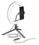 Cellular Line - Cellularline SELFIERINGCOLOR, LED, Nero