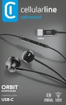 Cellular Line - Cellularline ORBIT, Cablato, Musica e Chiamate, Auricolare, Nero