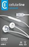 Cellular Line - Cellularline ORBIT, Cablato, Musica e Chiamate, Auricolare, Bianco