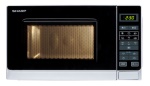 SHARP - Sharp Home Appliances R-242INW, Superficie piana, Solo microonde, 20 L, 800 W, Display incorporato, Argento