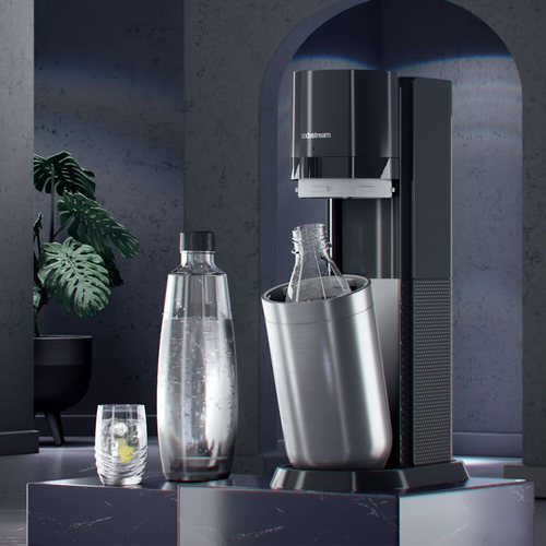 SodaStream DUO Nero, Acciaio inossidabile