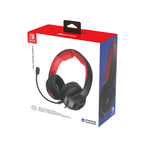 Hori NSW-200U cuffia e auricolare Cablato Portatile Giocare Nero, Rosso