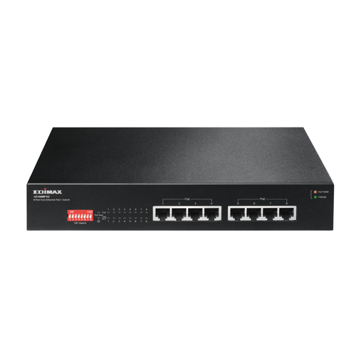 Switch di rete Edimax GS 1008P V2 SMB 1G Poe+ Black