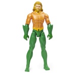 Spin Master - DC Comics | AQUAMAN | Personaggio AQUAMAN 30 cm | Personaggio in scala 30 cm con decorazioni originali, mantello e 11 punti di articolazione - Giocattoli per bambini e bambine dai 3 anni, Personaggio d'azione da collezione, Fumetti