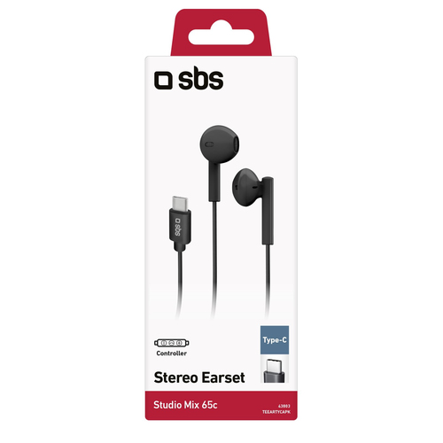 Sbs  Auricolari microfono filo Sbs TEEARTYCAPK