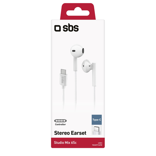 Sbs  Auricolari microfono filo Sbs TEEARTYCAPW