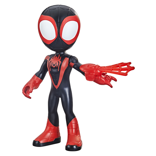 Marvel Spidey e I Suoi Fantastici Amici, mega Miles Morales, action figure da 22,5 cm, giocattolo per etÃ  prescolare, dai 3 anni in su