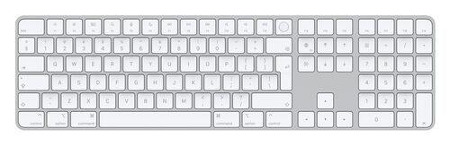 Apple Magic tastiera USB + Bluetooth Inglese Alluminio, Bianco