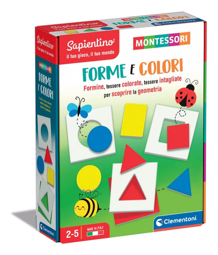 Gioco educativo Clementoni 16724 MONTESSORI Forme e Colori
