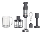KENWOOD - Kenwood Triblade XL+ HBM60307GY Mixer a immersione 1000W con accessori Grigio, Frullatore da tavolo, 1 L, 1000 W, Grigio