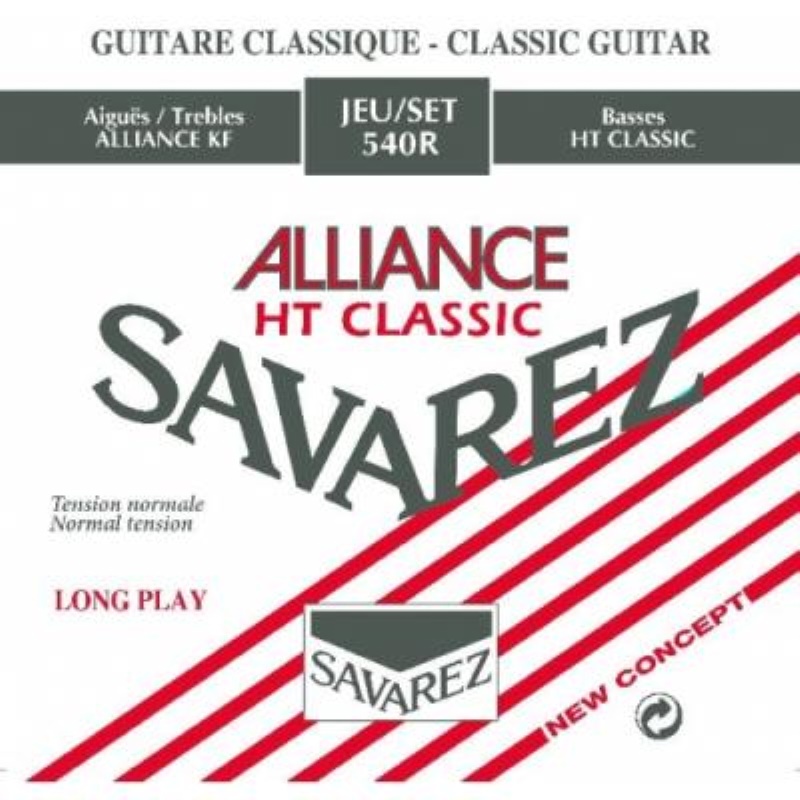 Muta corde chitarra classica Savarez 540R ALLIANCE HT CLASSIC Normal T