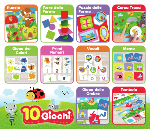 Gioco educativo Lisciani 95117 CAROTINA BABY Raccolta Giochi Educativi