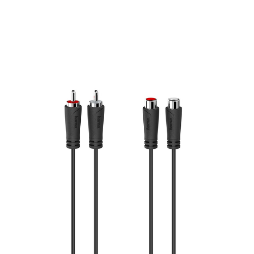Cavo RCA Hama 00205094 Extension Nero Nero