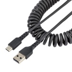 Startech.Com - Cavo USB C Startech.Com R2ACC 1M USB CABLE Spiralato Black Black