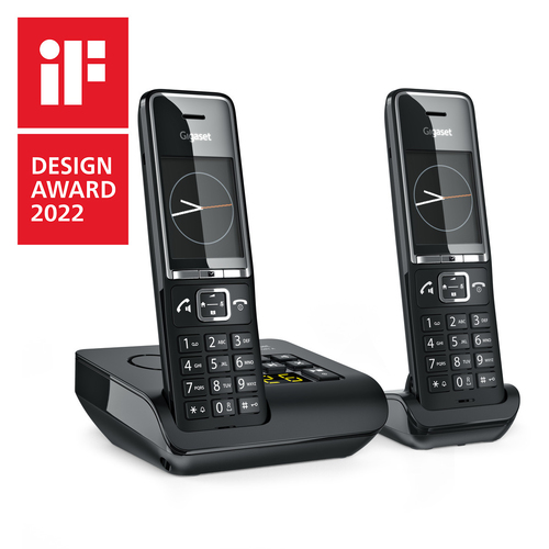 Cordless Gigaset L36852 H3021 K104 C SERIES Comfort 550A Duo Black Bla
