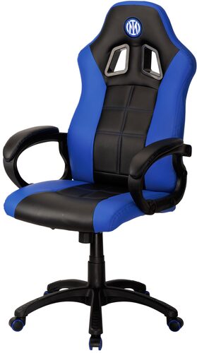 Sedia gaming Qubick ACMU0053 MULTIPIATTAFORMA Fc Inter Black e Blue