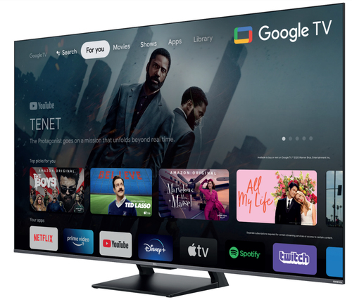 Tv Tcl 65C731 C73 SERIES Smart Tv 4K Onkyo Sound Brushed titanium