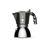 Caffettiera Bialetti 0007317 BRIKKA INDUCTION Grigio e Cromo Lucido Gr