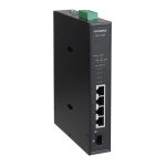 Switch di rete Edimax IGS 1105P INDUSTRIAL 1G Poe+ Din Rail Black