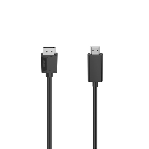 Cavo Displayport Hama 00200712 ESSENTIAL 4K Dp Hdmi Black Black