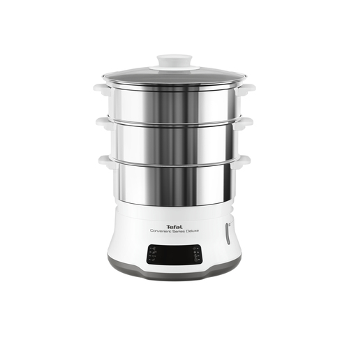 Vaporiera elettrica Tefal VC502D10 CONVENIENT SERIES Deluxe White e Si