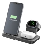 Cellular Line - Caricabatterie Cellular Line WIRELESS3IN1IPHK TRIO CHARGER 3In1 Nero N