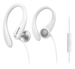 PHILIPS - Auricolari microfono filo Philips TAA1105WT 00 GO Sports Headphones Bi