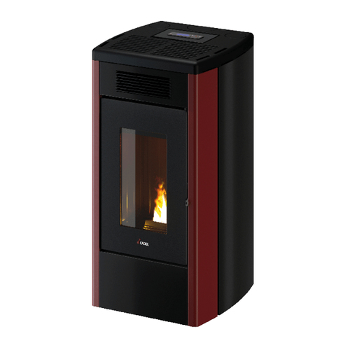 Stufa pellet Cadel 7022186 ATENA3 Plus 14 Rosso
