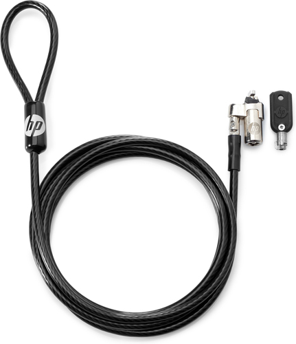Cavo con lucchetto Hp T1A62AA Keyed Cable Lock 10 Mm Black Black