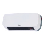 ARDES - Ardes AR4W04P, Riscaldatore ambiente elettrico con ventilatore, Ceramica, 12 h, Classe II, IP22, Interno