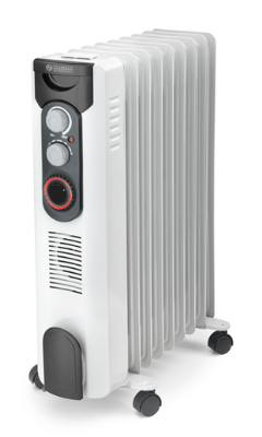 Radiatore Splendid 99617 CALDORAD 9Tt Bianco e Nero