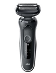 BRAUN - Braun Series 5 51-W1600s, Rasoio, Pulsanti, Nero, Bianco, LED, Carica, Potenza, CA/Batteria