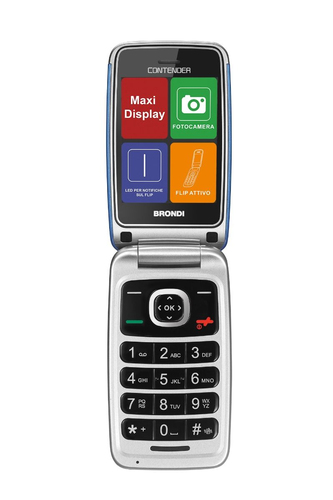 Cellulare Brondi 10277053 CONTENDER Dual Sim Blu Blu