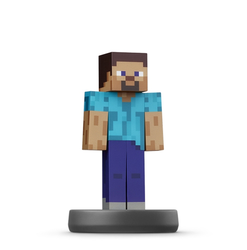 Personaggio interattivo Nintendo 10008738 AMIIBO Minecraft Steve e Ale
