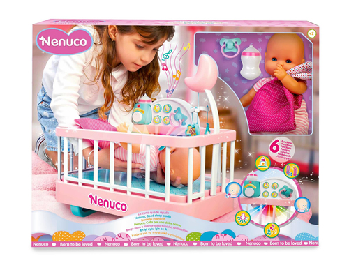Set bambola Famosa 700017203 NENUCO Culla per una dolce nanna