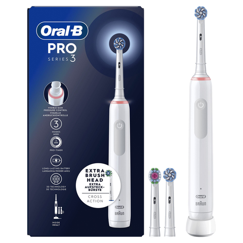 Spazzolino elettrico Oral B PRO 3 SERIES 3700 White
