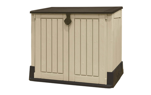 Box porta attrezzi Keter K249229K590KK STORE IT OUT Midi Beige e Marro