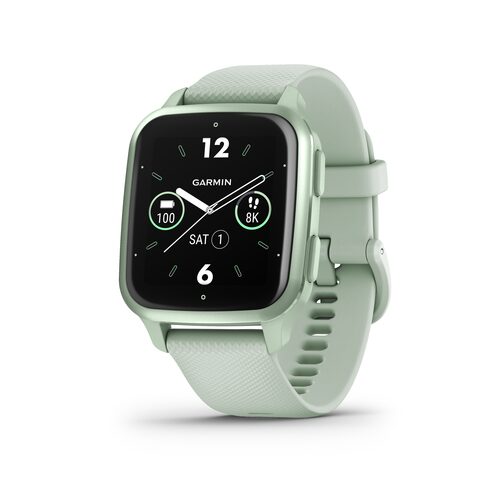 Smartwatch Garmin 010 02701 12 VENU Sq 2 Cool mint e Metallic mint