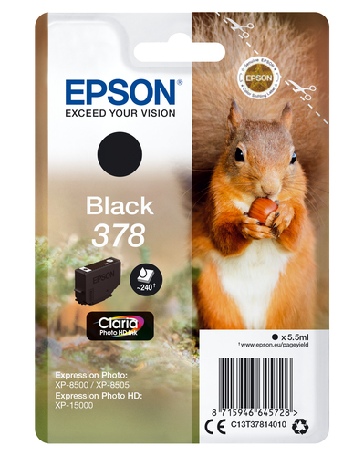 Cartuccia stampante Epson C13T37814010 CLARIA 378
